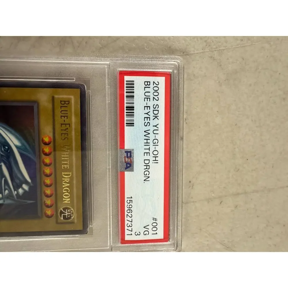 2002 Yu-Gi-Oh Starter Deck Kaiba Blue-Eyes White Dragon SDK-001 PSA 3 VG Card